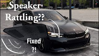 M340i Speaker Rattling!!! | Quick Fix | Bonus Clip at the End |