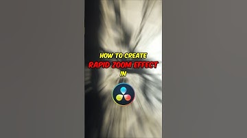 Rapid Zoom Effect in Davinci Resolve | EditLab