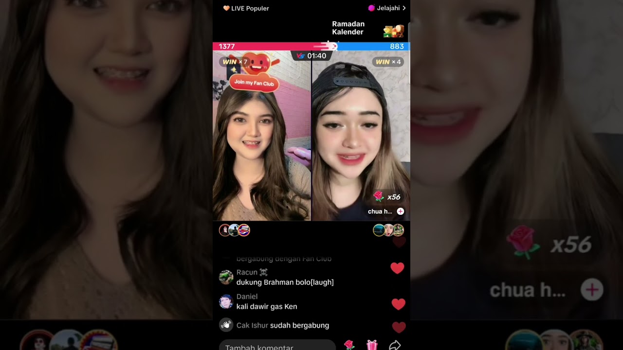 Lucu... dua bidadari cantik Lucu