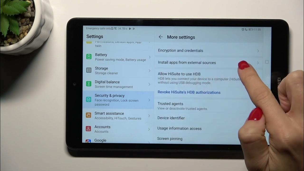 How to Install Apps from Unknown Sources on HUAWEI MediaPad M5 Lite