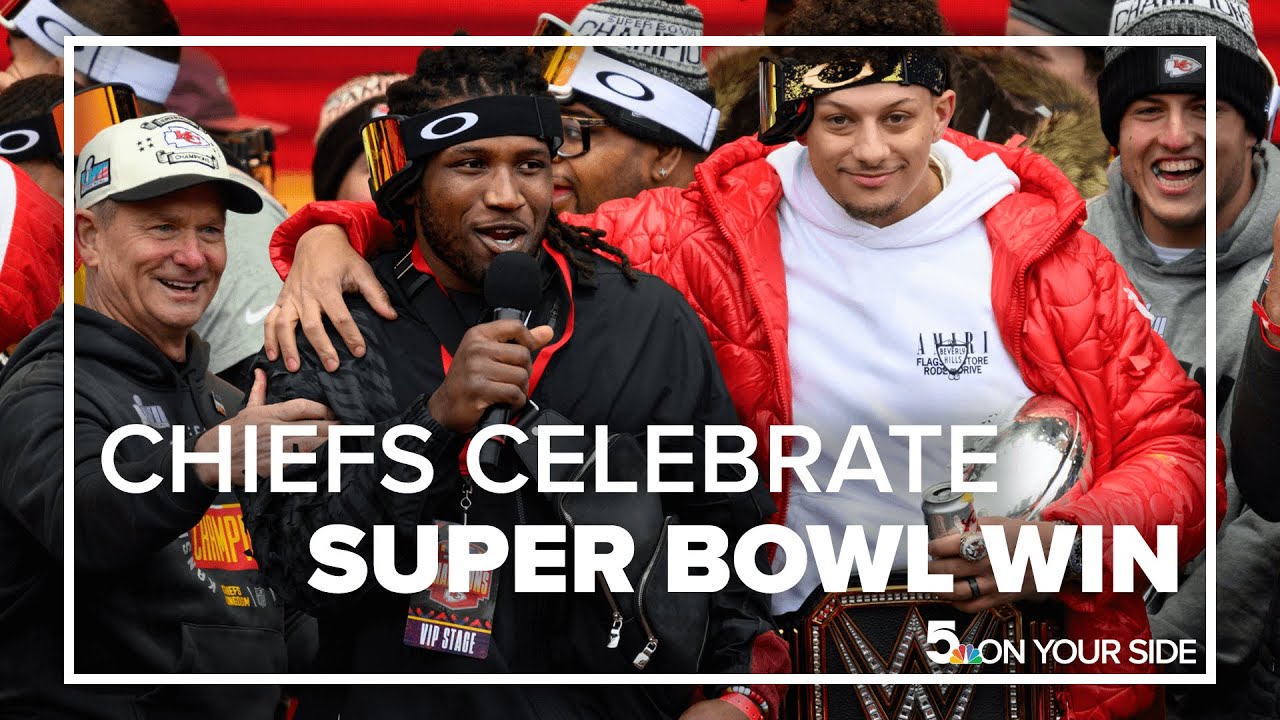 Kansas City Chiefs celebrated Super Bowl win with parade downtown