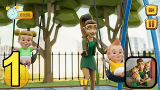 Twins Baby Mother Daycare Game - Gameplay Part 1 All Levels screenshot 4