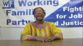Acorn's Bertha Lewis Says Thanks and Vote Working Families Party