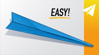 EASY Paper Airplane That Flies REALLY Far! How to Make the BEST Paper Airplane for Distance — Bolt