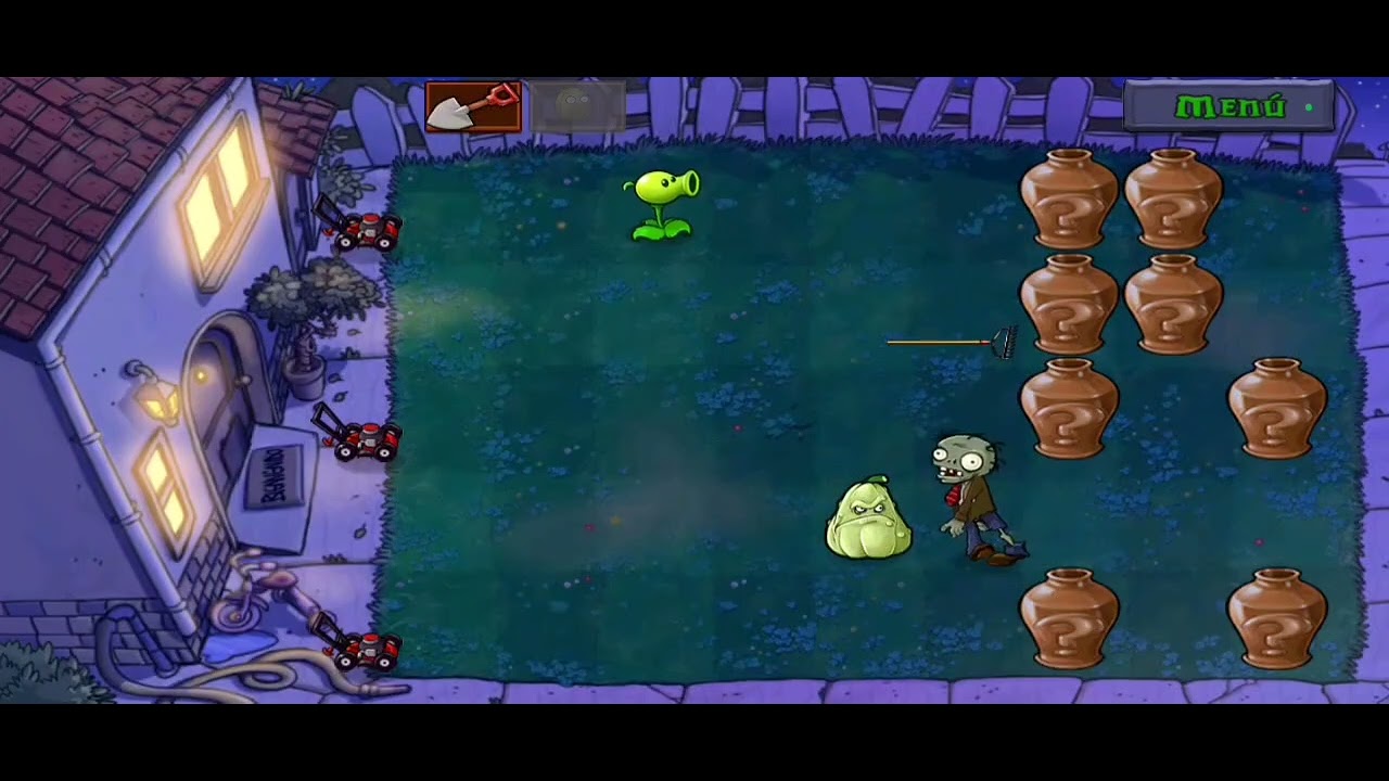 jugando por primera vez plantas vs Zombies - YouTube