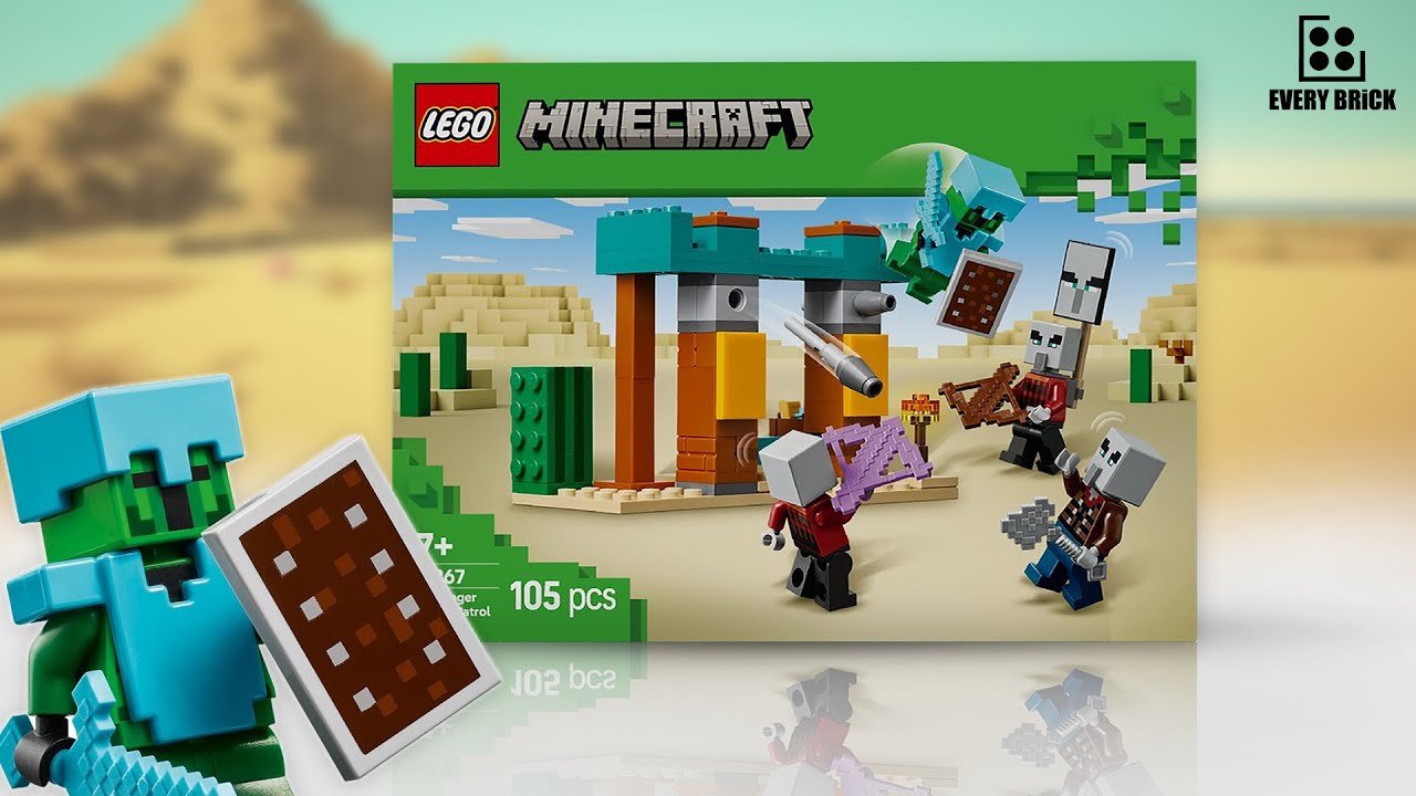 LEGO Minecraft - The Illager Desert Patrol - 21267 Speed Build