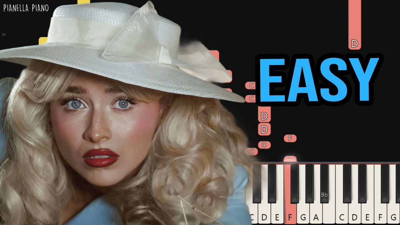 Sabrina Carpenter - Tears | EASY Piano Tutorial by Pianella Piano