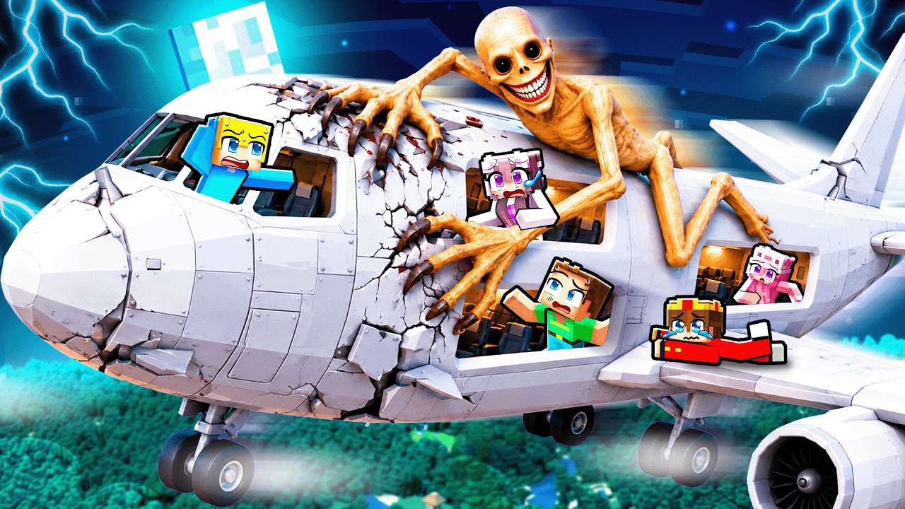 Überlebe das GRUSELIGSTE Flugzeug in Minecraft!