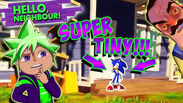 CHIPMUNK vs TINY SONIC | Hello Neighbor Mod