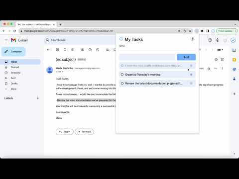 Swiftly: Email Summarizer & Task Creator video preview 2