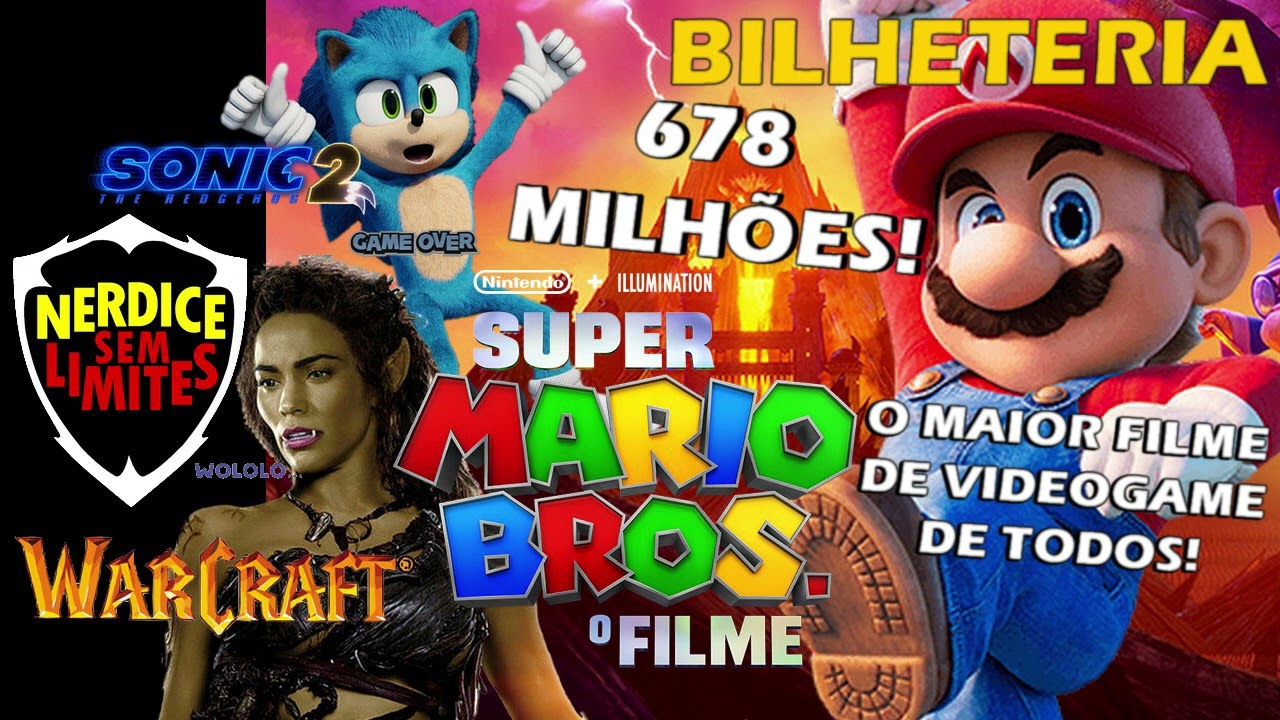 Super Mario Bros quebra mais recordes de bilheteria