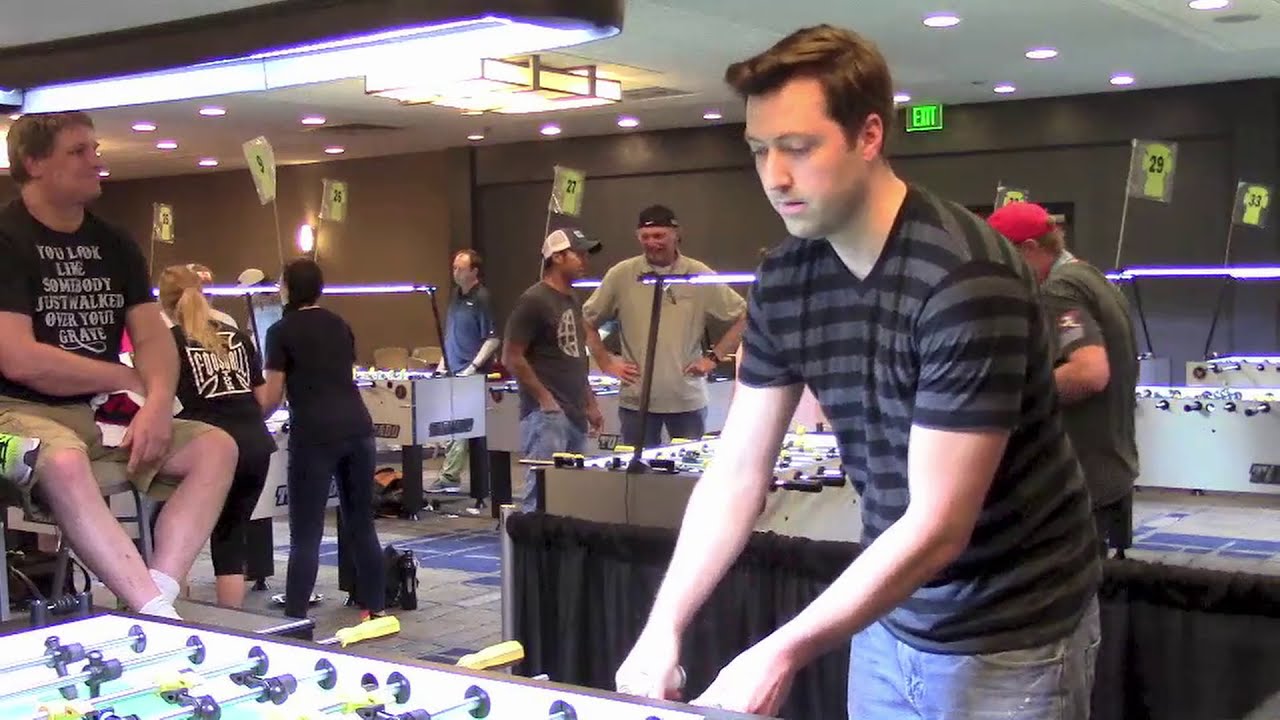 Tournament Foosball Goalie Wars Loffredo vs McCrorey YouTube