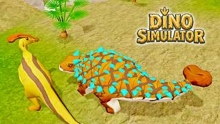 Ankylosaurus Hunts Brachiosaurus Twice! | Dino Simulator Game #6