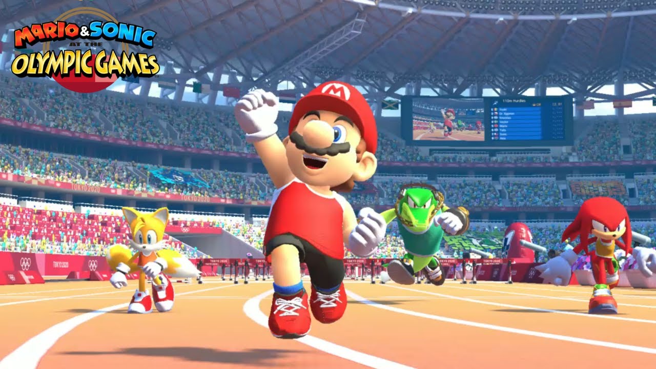 Mario & Sonic At The Olympic Games Tokyo 2020  100m  All Character Switch