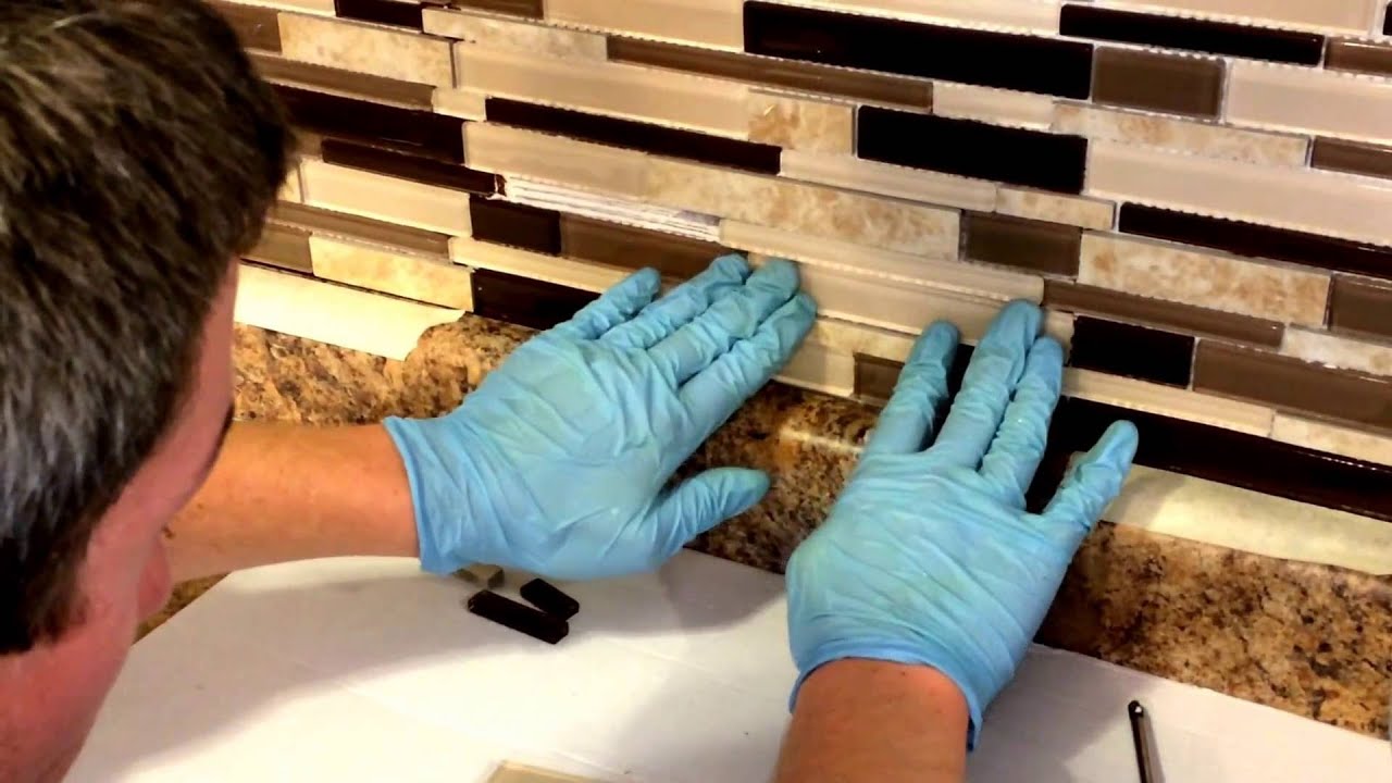 How to Install Backsplash Part 3 - YouTube