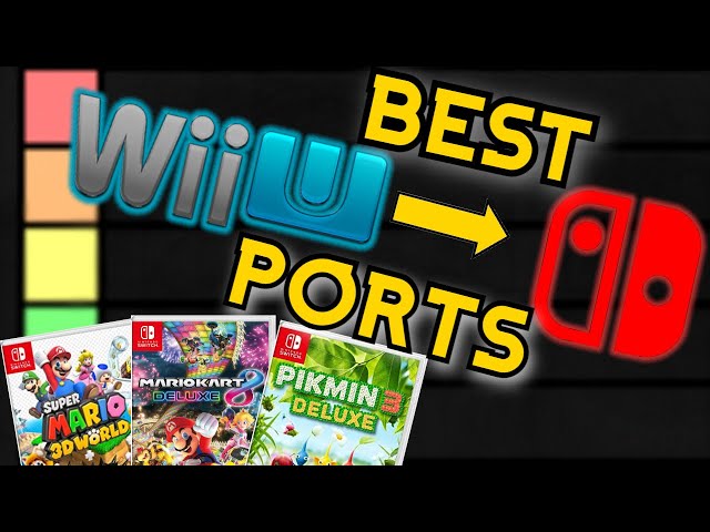 Ranking the BEST Wii U to Nintendo Switch Ports!! - TIER MAKER