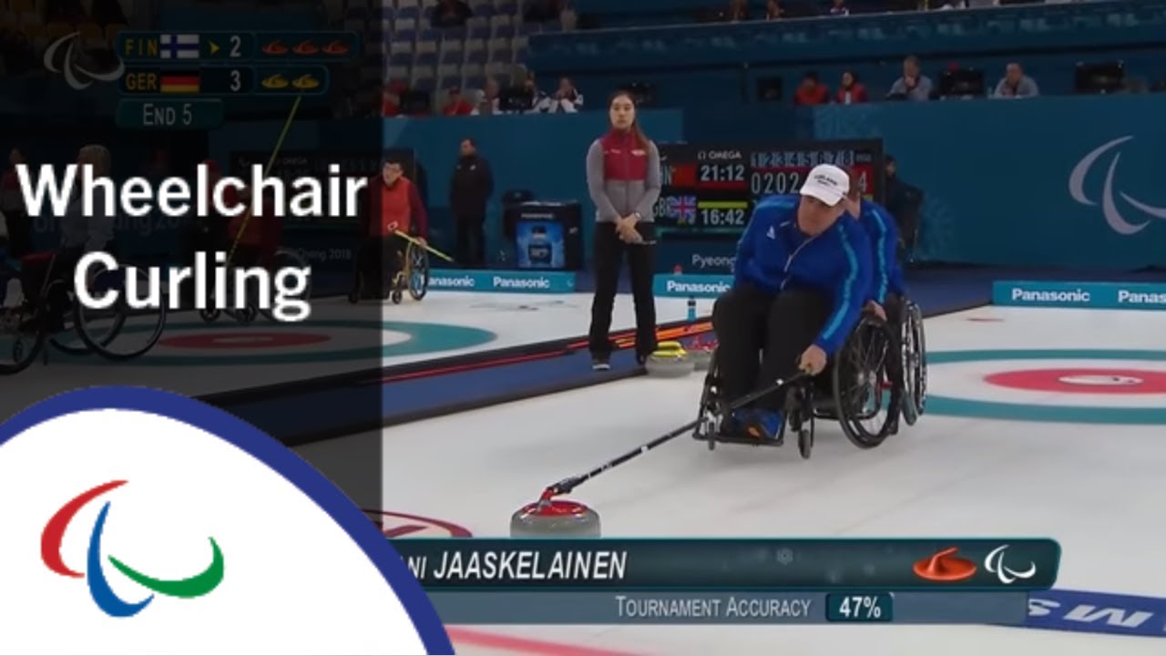 Finland v Germany Round Robin Wheelchair curling PyeongChang2018