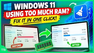 Full Windows 11 Using Too Much RAM Fix It in One Click! Guide