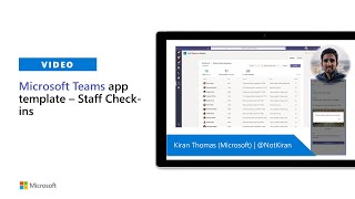 Introducing: Staff Check-ins - a Microsoft Teams app template screenshot 3