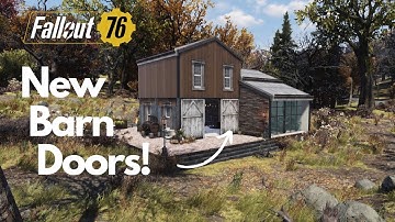 How to Build a Modern Farm House With NEW Doors Fallout 76 CAMP Tutorial
