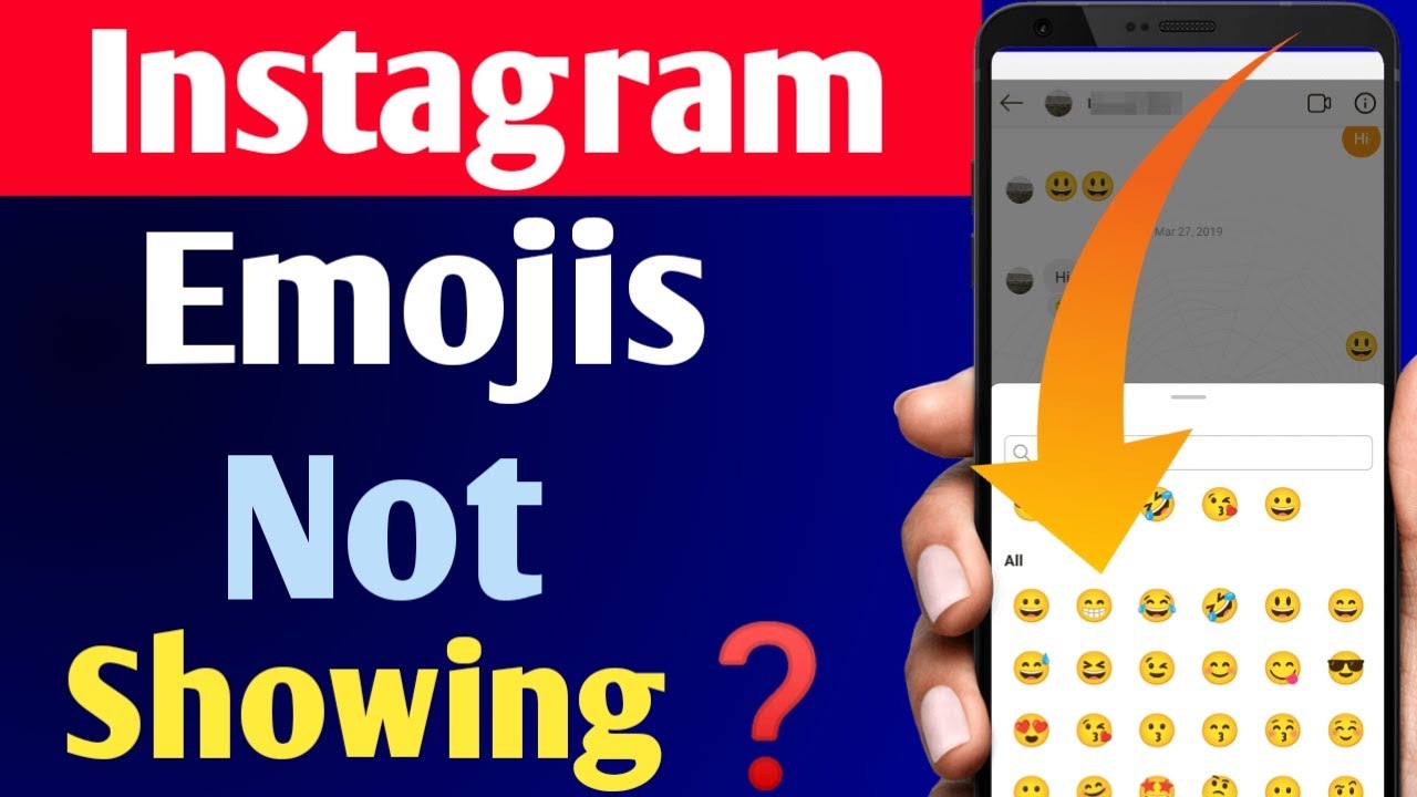 Instagram Emojis Reaction Not Showing Problem instagram DM emoji
