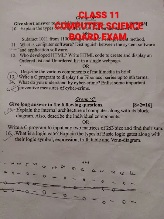 CLASS SCIENCEBOARD EXAM 2081NEB YouTube