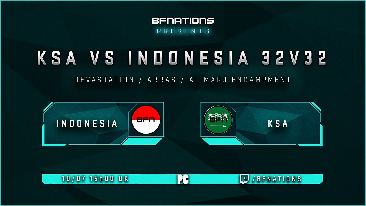 Indonesia vs Saudi Arabia | International Friendly | Conquest | 32v32 | PS5
