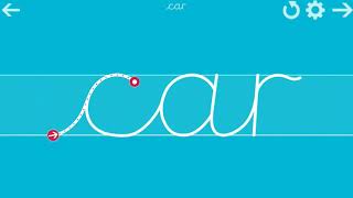 Cursive writing wizard gameplay