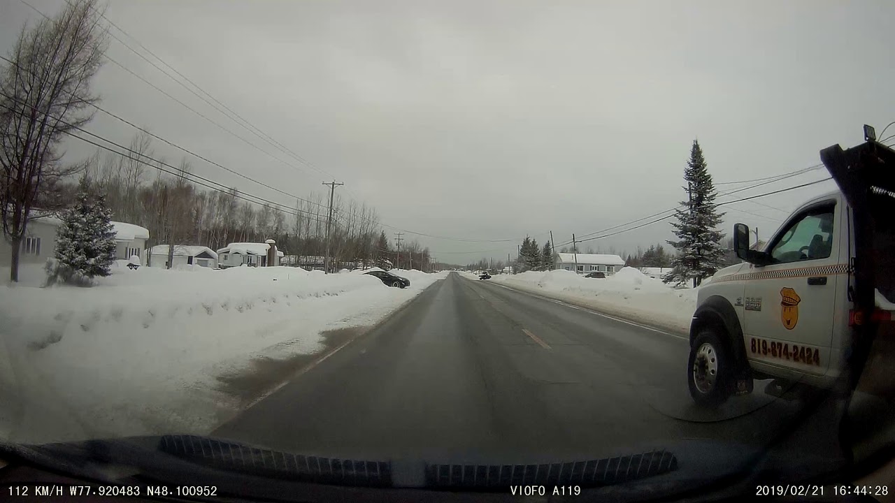 Near miss - Route 117, Val-d'Or