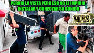 SIN VER ABSOLUTAMENTE NADA☹️CONECTA y CARGA su EQUIPO de SONIDO al PURO TACTO🖐MARISCAL