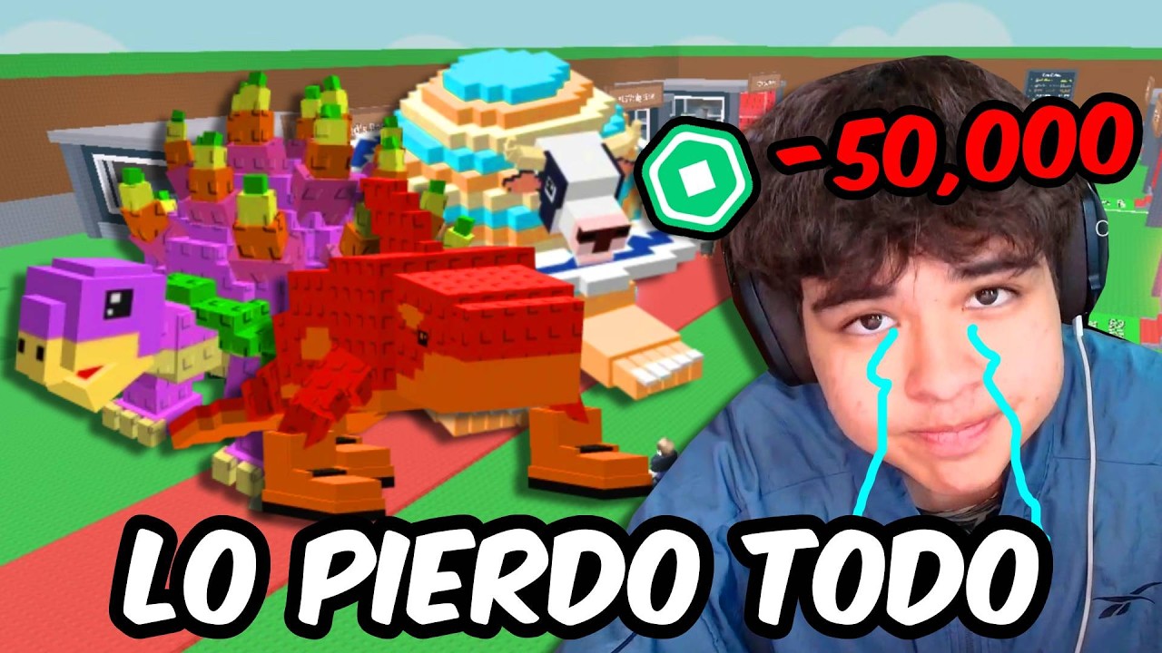 LO PIERDO TODO Y VUELVO A GASTAR 50,000 ROBUX EN ROBA UN BRAINROT | SACHAUZUMAKI