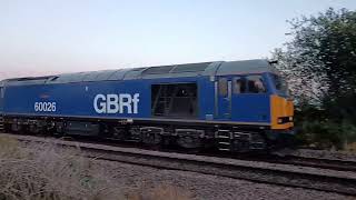 class 60 60026 20:47 running late that evening.  #railwayphotography #class60 #railphotography