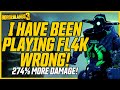 Fl4ks new best classmod 274 more damage  borderlands 3 fl4k guide