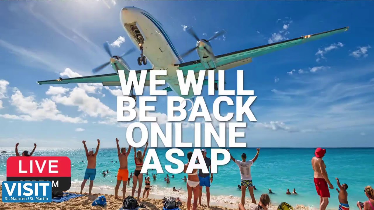 LIVE SXM Airport March 10 ✈️ -  Maho Beach Sint Maarten