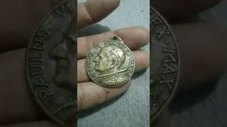 vintage medal paulus vi