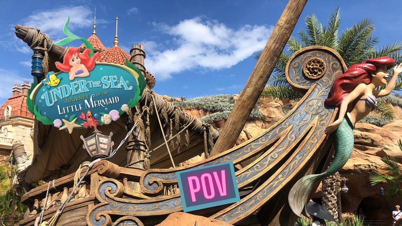 Under the Sea Journey of the Little Mermaid Walt Disney World [POV ...