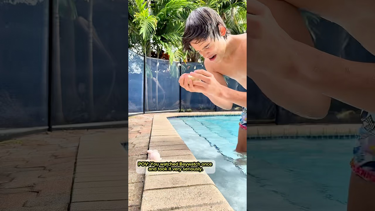 🚨 Someone call lifeguard training — I’m certified in dolphin CPR and pool toy rescue.