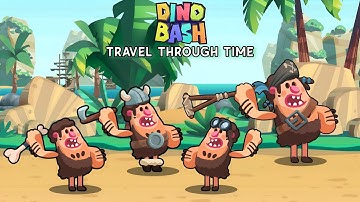 All Caveman from different Timezones vs All Dinos - Dino Bash 2 Travel Through Time