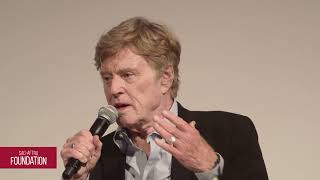Robert Redford on Starting Out