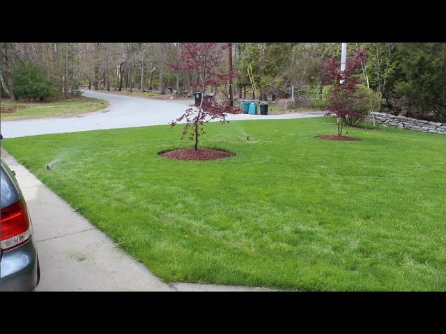 How to install Orbit Automatic Sprinkler Valve System - Grass Lawn 