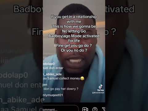 Ehn Fine girl you go do or you no do ? #badboyjago mode activated . Note the song is my snippet