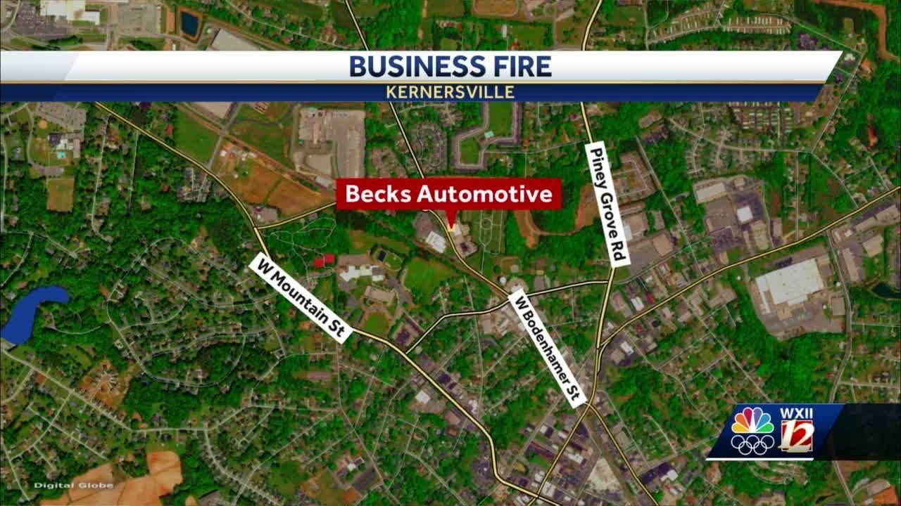 Kernersville firefighters contain fire at Becks Automotive YouTube