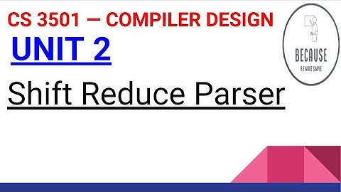2.22. Shift Reduce Parsing in Tamil