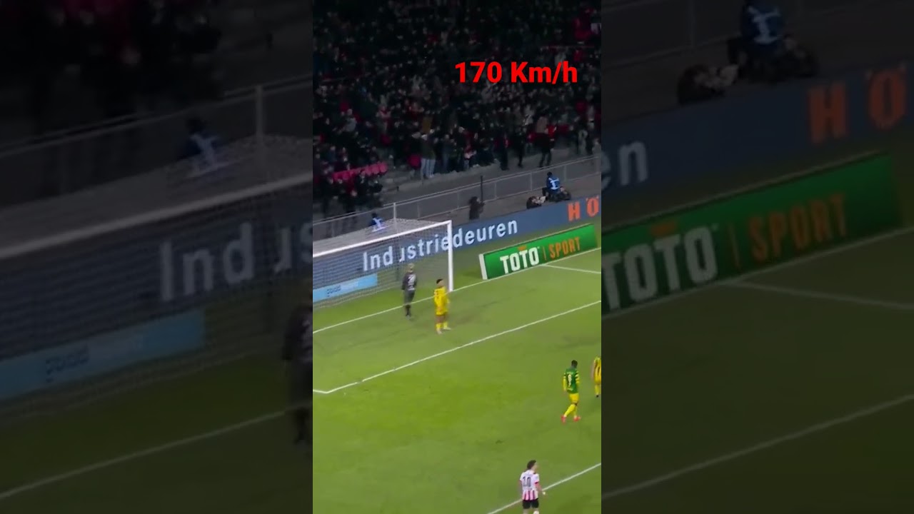 Jogador do PSV faz gol com chute de 170km/h! Assista (se conseguir