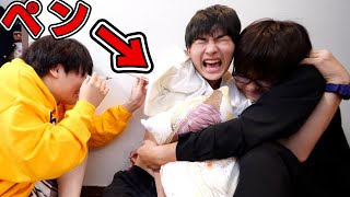 弟に注射をさしたら..