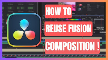 How To Reuse / Import  Fusion Composition In DaVinci Resolve #effects #videoediting #davinciresolve