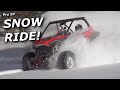 SNOW RIP with our RZR Pro XPs and do a CYCLONE BATTLE!