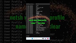 This CMD Trick Reveals Saved WiFi Passwords 😱 | netsh Command