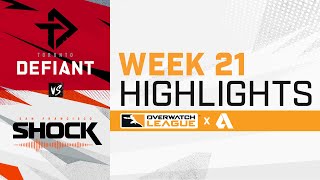 Toronto Defiant VS San Francisco Shock - Overwatch League 2021 Highlights | Week 21 Day 2