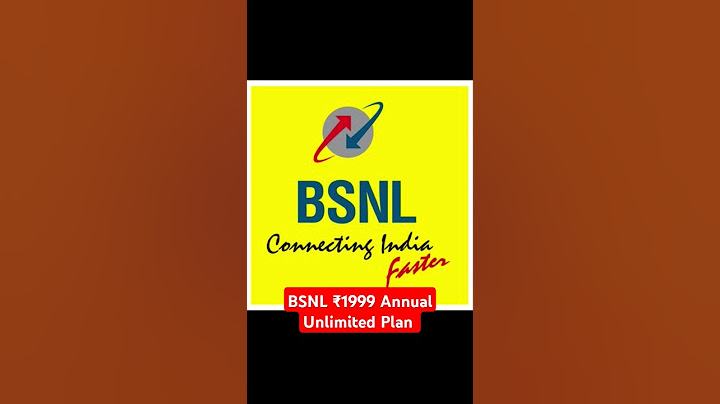 BSNL Unlimited ₹1999 Plan || Cheapest Annual Plan #2024 #bsnl #shorts